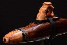 Walnut Native American Flute, Minor, Low C-4, #F6J